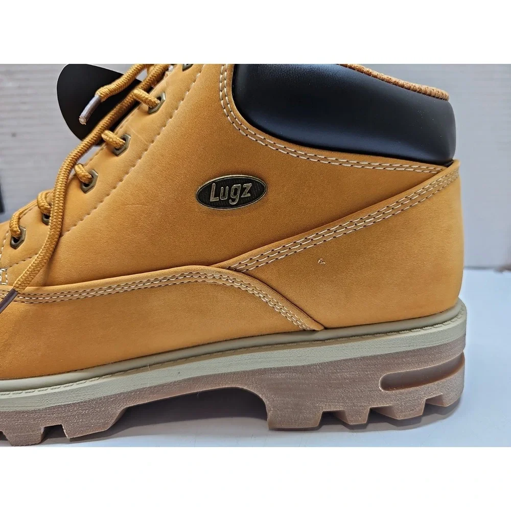 Lugz Empire Mid MEMPK7401 Men's Wheat Ankle Boots US Size 13.0D, Slip Resistant‎